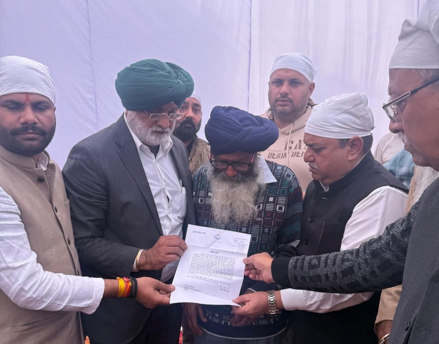 ग्राम पैगा में किसान सुखवंत सिंह की अंतिम अरदास में उमड़ा जनसैलाब, मुख्यमंत्री का शोक संदेश सौंपा गया